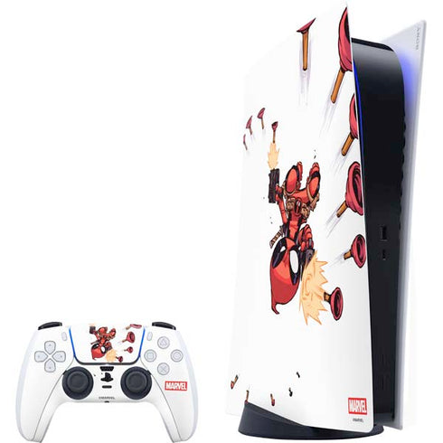 Marvel Deadpool Babypool Shooting PlayStation PS5 Skins